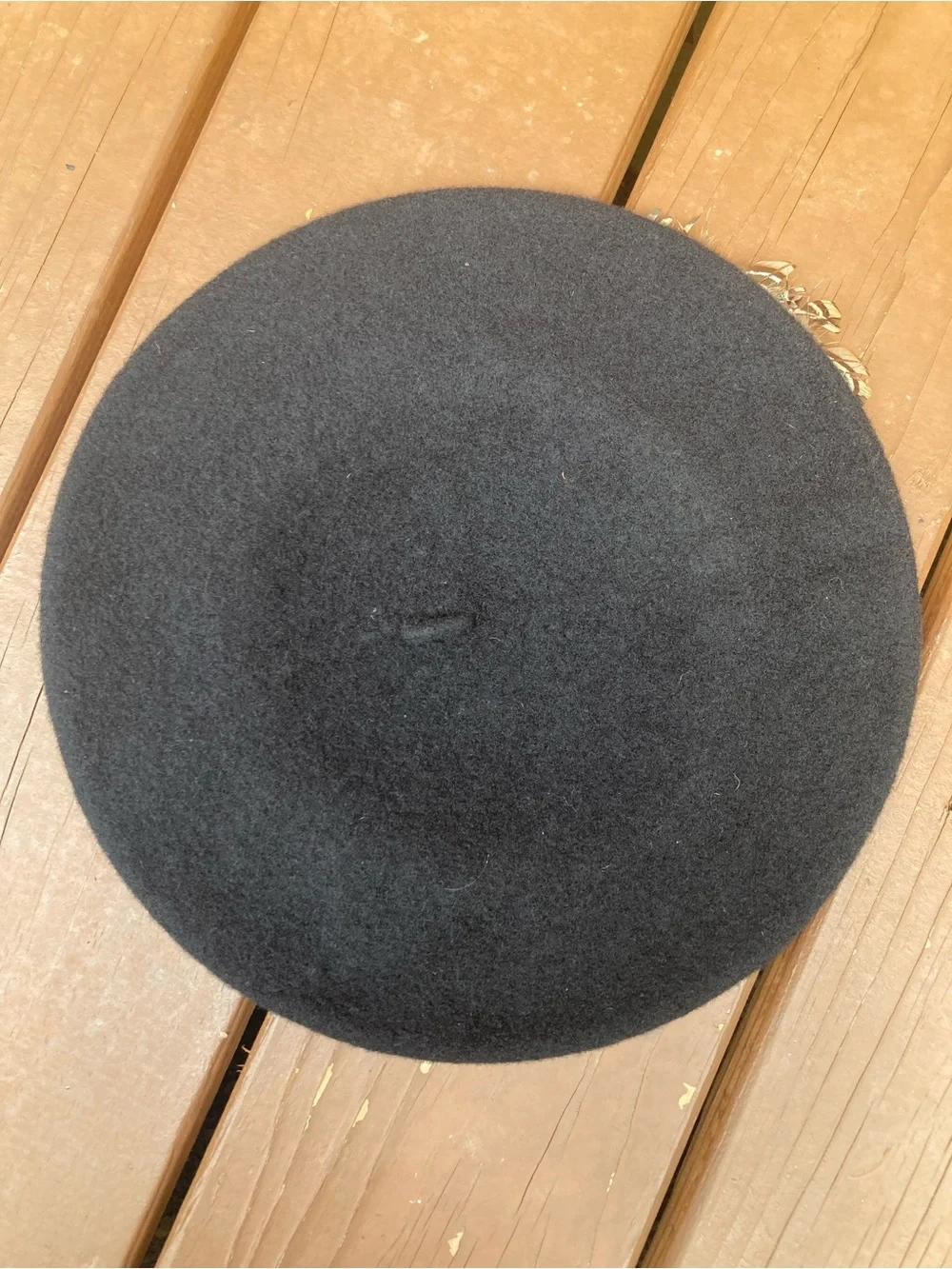 Vintage Beret with Feather